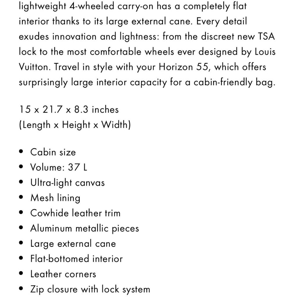Louis Vuitton Suitcase CARRY ON - Picture 3 of 9